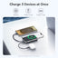 Baseus EnerFill FM11 Magnetic Wirless 15W Power Bank with Built-in USB-C Cable - 10000mAh / 30W /USB-C /  Cosmic Black