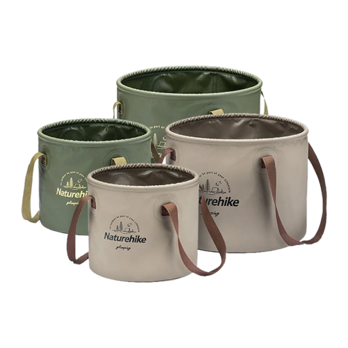 Naturehike Foldable Round Bucket - Light Brown (20L)