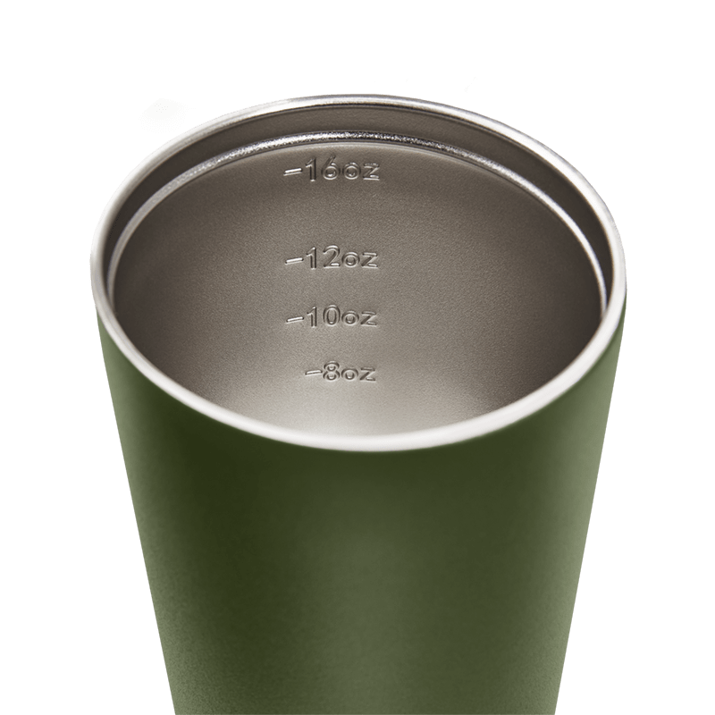 Fressko Grande 475ml / 16oz Cup - Stainless Steel - Khaki