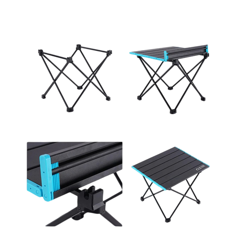 Naturehike FT08 aluminum alloy folding table (Large) - Rock Black