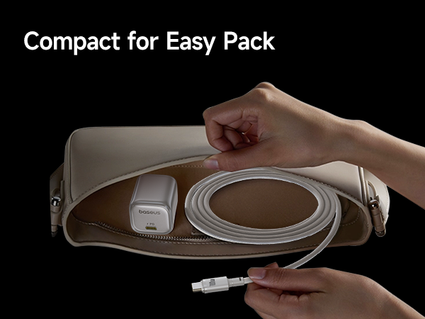 Baseus New Braided Fast Charging Cable - USB-C / 100W / 1 Meter / White