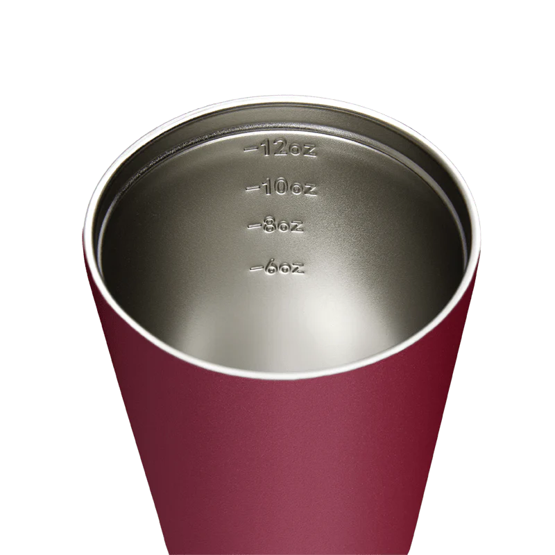 Fressko Camino 340ml / 12oz Cup - Stainless Steel - Rouge