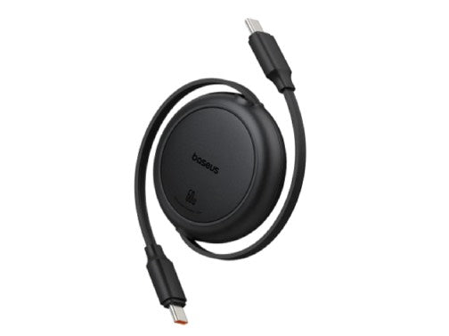 Baseus Free2Pull Mini Cable - USB-C / 60W / 1 Meter / Cluster Black