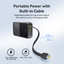 Baseus EnerFill FC51 Bipow2 Pro Digital Display Power Bank with Built-in Cable - 20000mAh / 22.5W / Cosmic Black