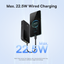 Baseus EnerFill FC51 Bipow2 Pro Digital Display Power Bank with Built-in Cable - 10000mAh / 22.5W / Cosmic Black