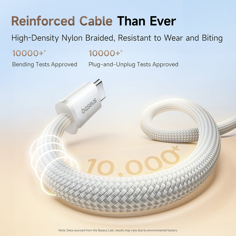 Baseus Dynamic 4 Pro Magnetic Fast Charging Cable - USB-C / 100W / 1 Meter / White