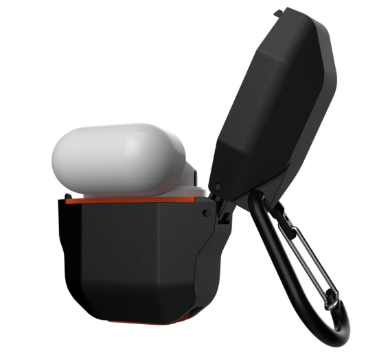 UAG Apple Airpods Hardcase Case - Black/Orange