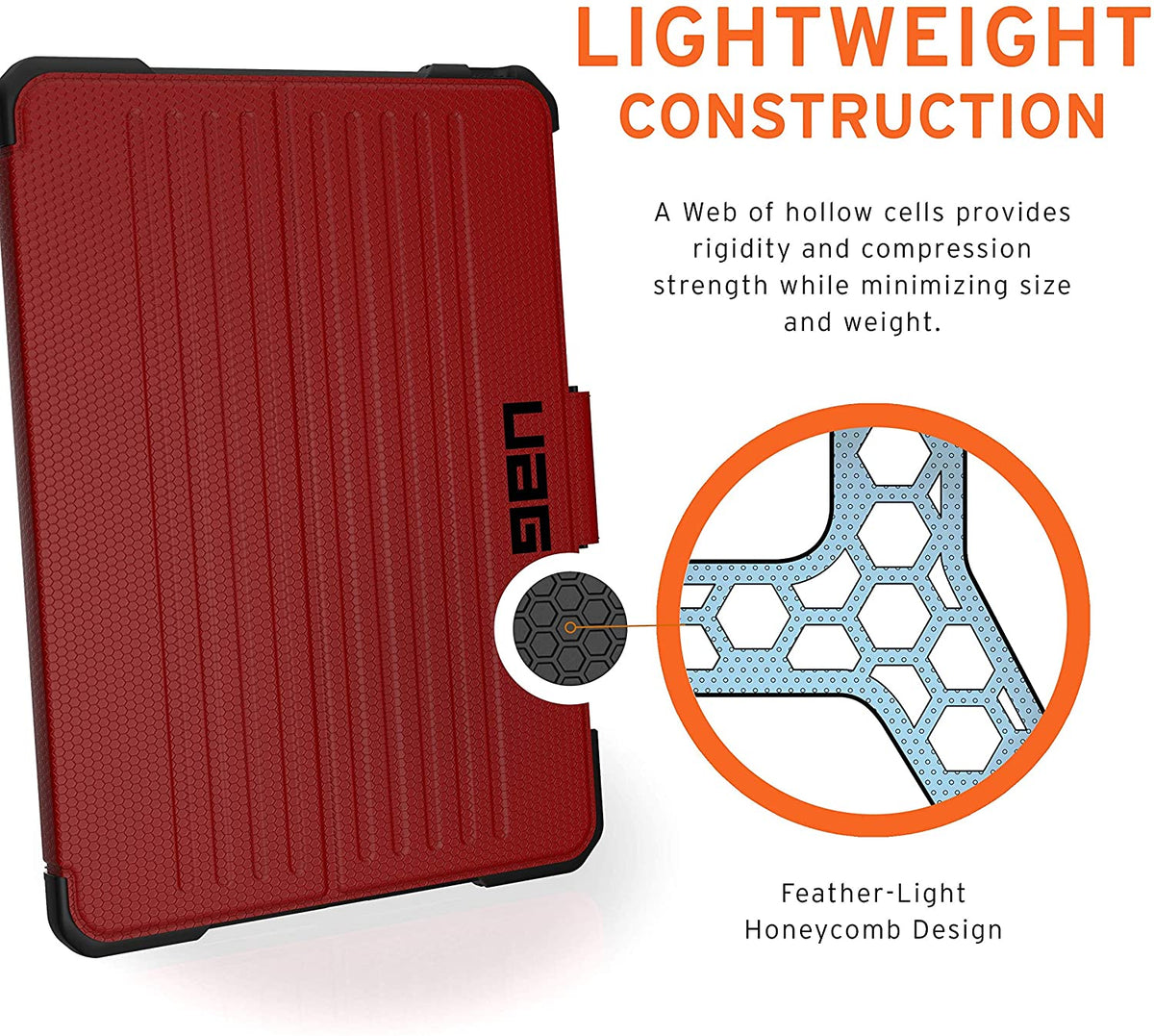 UAG Ipad Pro 12.9 (3Rd/4Th Gen) 2018 & 2020 Metropolis Case - Magma