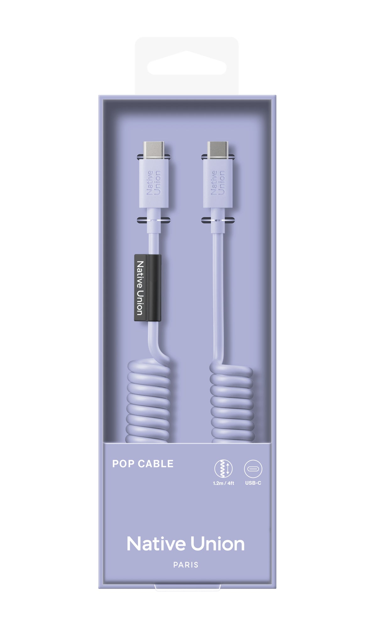 POP USB-C to USB-C Cable - 1.2 Meter / 60W / Lilac