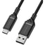 Otterbox Usb-A To Usb-C Cable – Standard 1 Meter - Matte Black