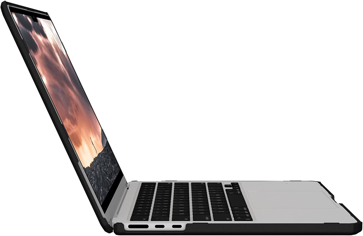 UAG Macbook Air 13" M2/M3/M4 (2022-) Plyo Case - Ice/Black