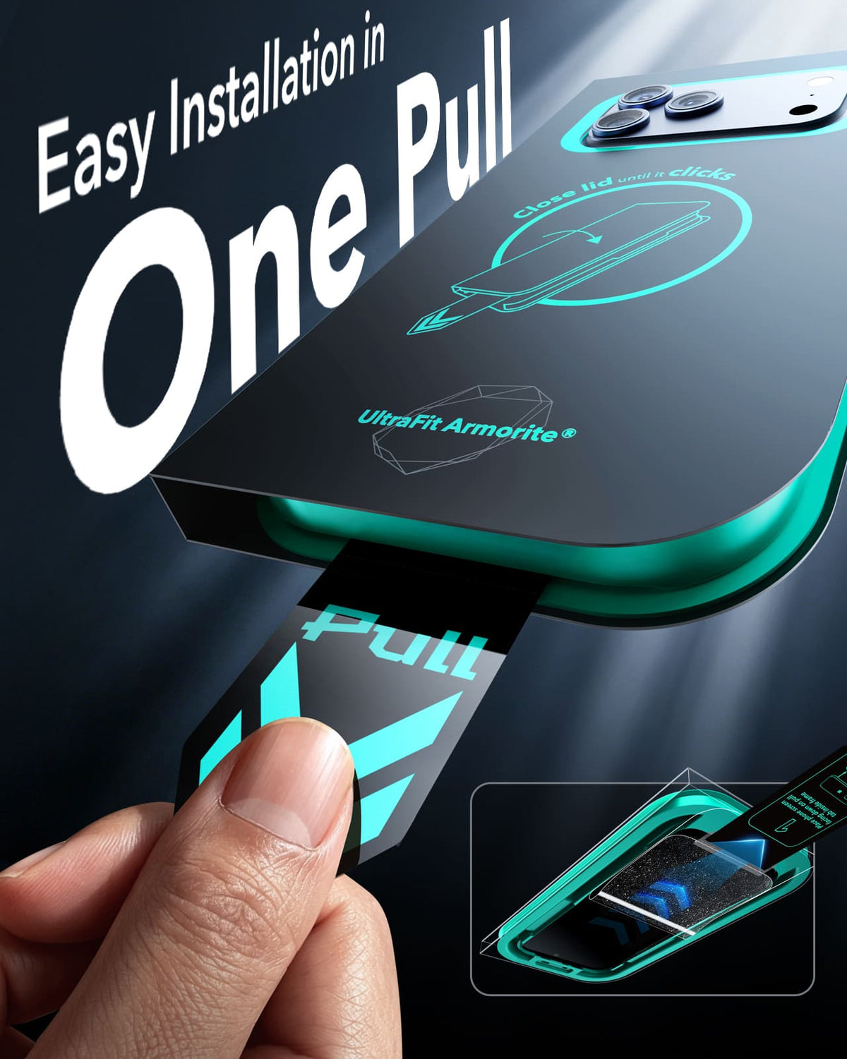 ESR Armorite (UltraFit Tray) Privacy Screen Protector For Apple iPhone 18 Pro Max - Privacy / Pack Of 2