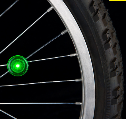 NiteIze See'Em Mini LED Spoke Bike Lights - 2 Pack - Green