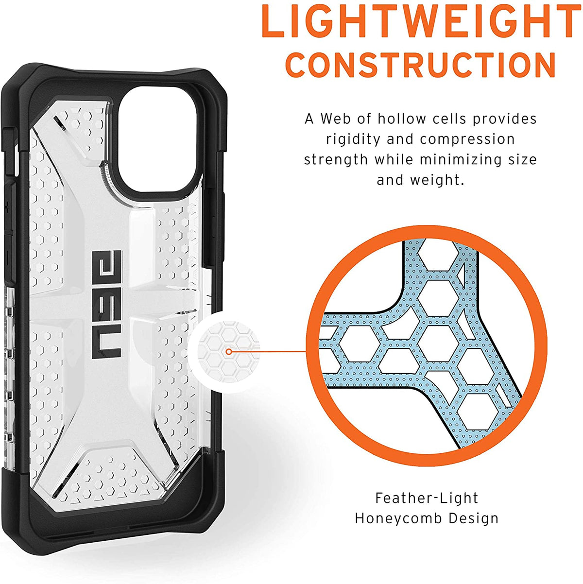 UAG Plasma Case - Apple iPhone 12 mini / Ice Accessories > Mobiles & Tablets > Mobiles > Covers & Cases