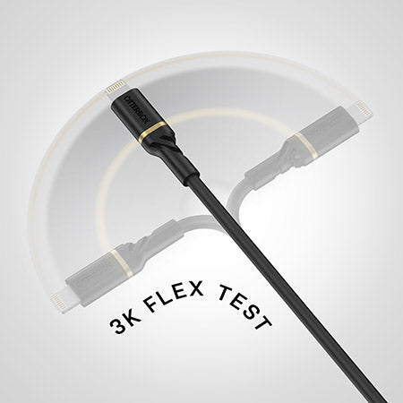 Otterbox Lightning To Usb-C Fast Charge Cable - Standard 2 Meter - Black