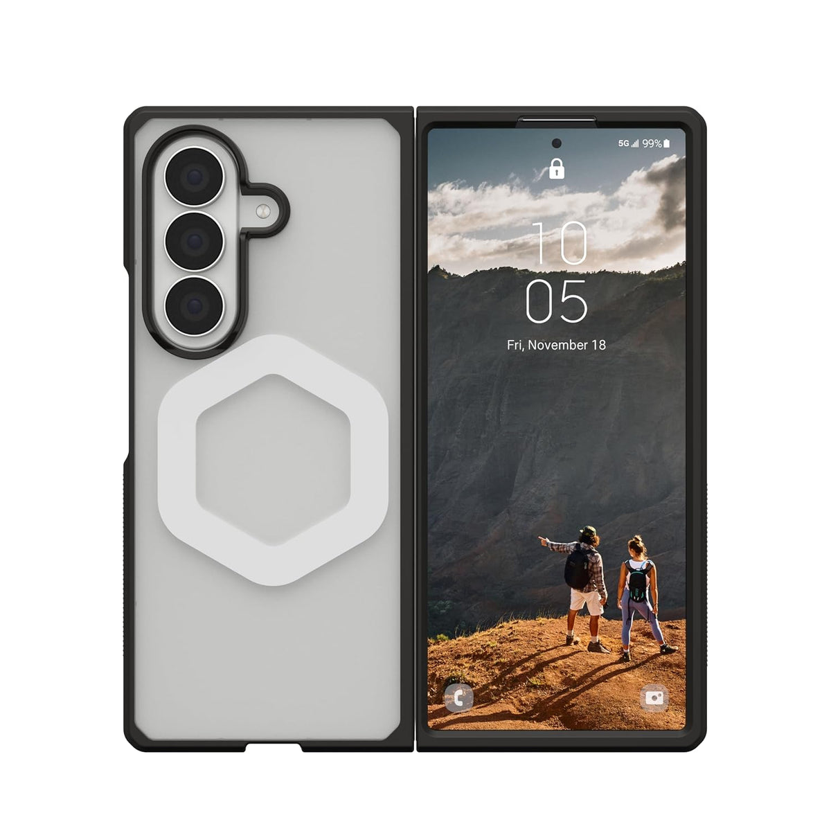 UAG Mouve Magnetic Case For Samsung Galaxy Z Fold 8 Ultra - Ice