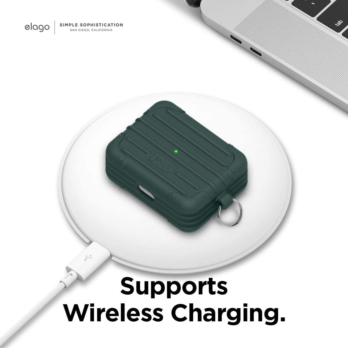 Elago Airpods Pro Suit Case - Midnight Green