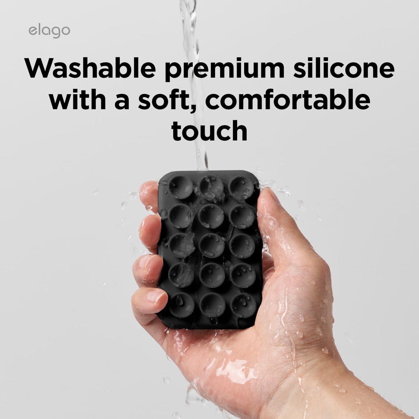 Elago Magnetic Suction Cup Mount - Black