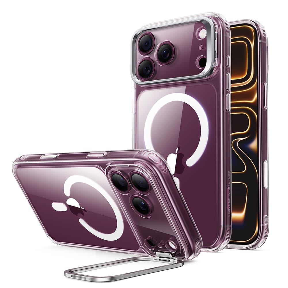 ESR Classic Hybrid Magnetic Case For Apple iPhone 18 Pro/Apple iPhone 17 Pro - Clear