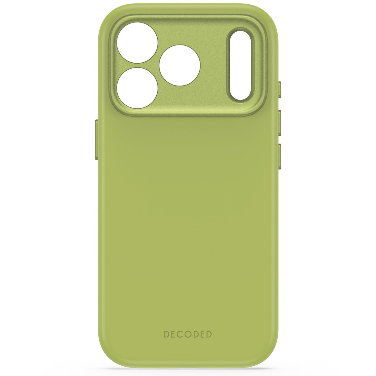 Decoded AntiMicrobial Silicone Backcover Case For Apple iPhone 18 Pro Max / Apple iPhone 17 Pro Max  - Moss Green