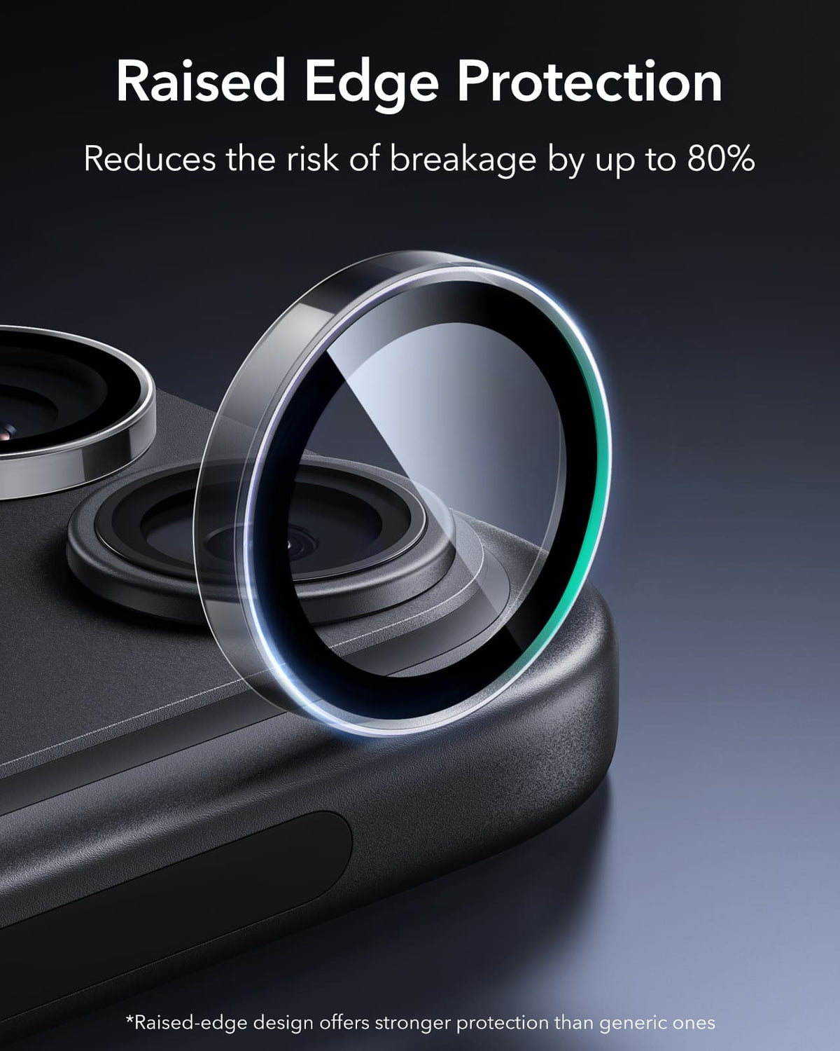 ESR Armorite Camera Lens For Apple iPhone 18 Pro / Apple iPhone 18 Pro Max / Apple iPhone 17 Pro / Apple iPhone 18 Pro Max - Clear