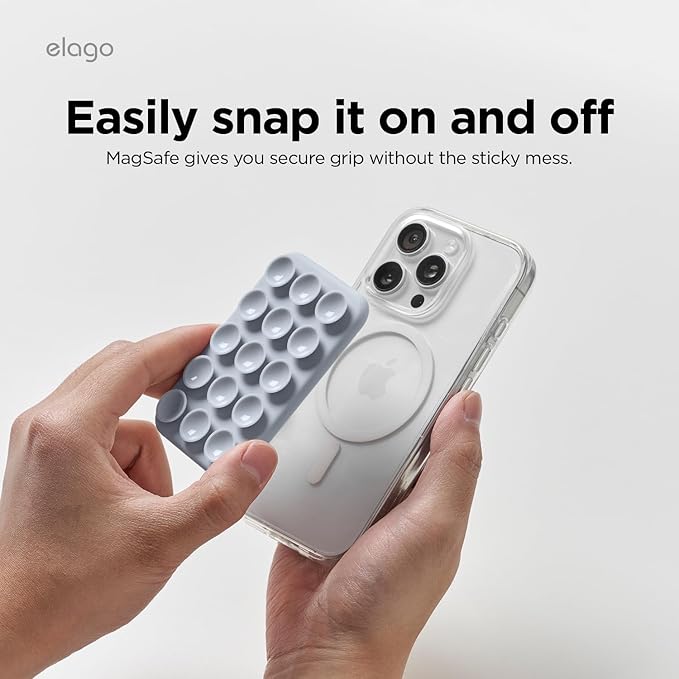 Elago Magnetic Suction Cup Mount - Light Blue
