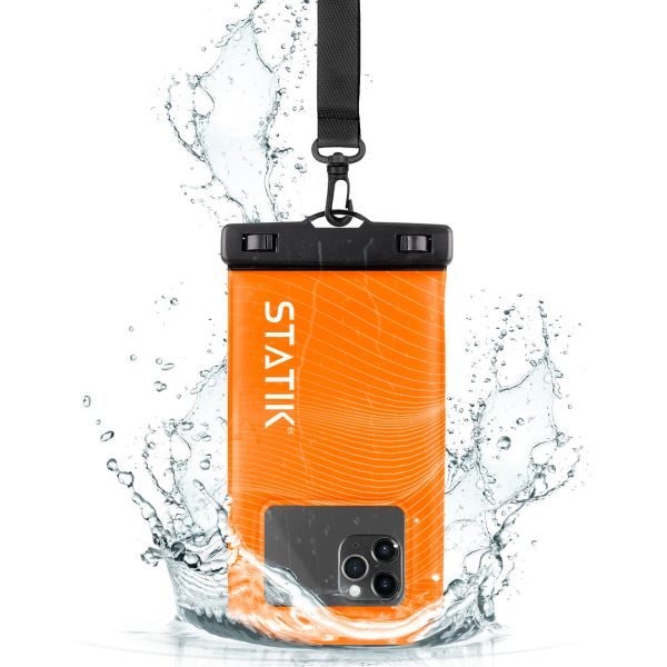 Statik Marcase Floating Waterproof Phone Pouch Case - Orange