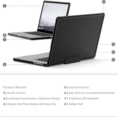 UAG UAG Macbook Pro 14" (M1/M2/M3/M4/M5) Lucent Case - Black