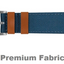 Evutec Apple Watch Band 45Mm/44Mm/42Mm/Ultra Northill - Blue/Saddle