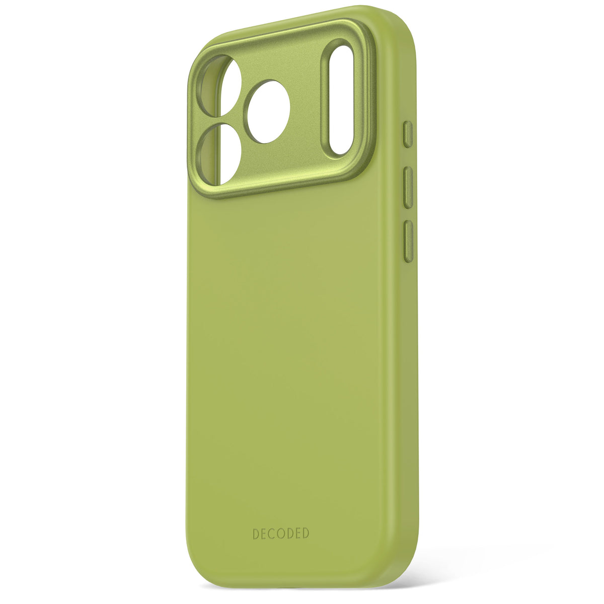 Decoded AntiMicrobial Silicone Backcover Case For Apple iPhone 18 Pro Max / Apple iPhone 17 Pro Max  - Moss Green