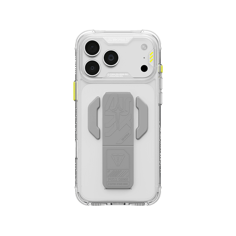 SkinArma Helio CE MagSafe Case With Grip Stand for iPhone 18 Pro - Clear