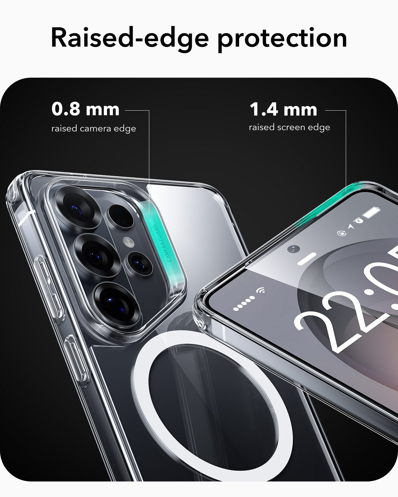 ESR Classic Hybrid Case For Samsung Galaxy S26 Ultra - Clear