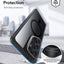 ESR Classic Hybrid Stash Stand Case For Samsung Galaxy S26 Ultra - Clear Black