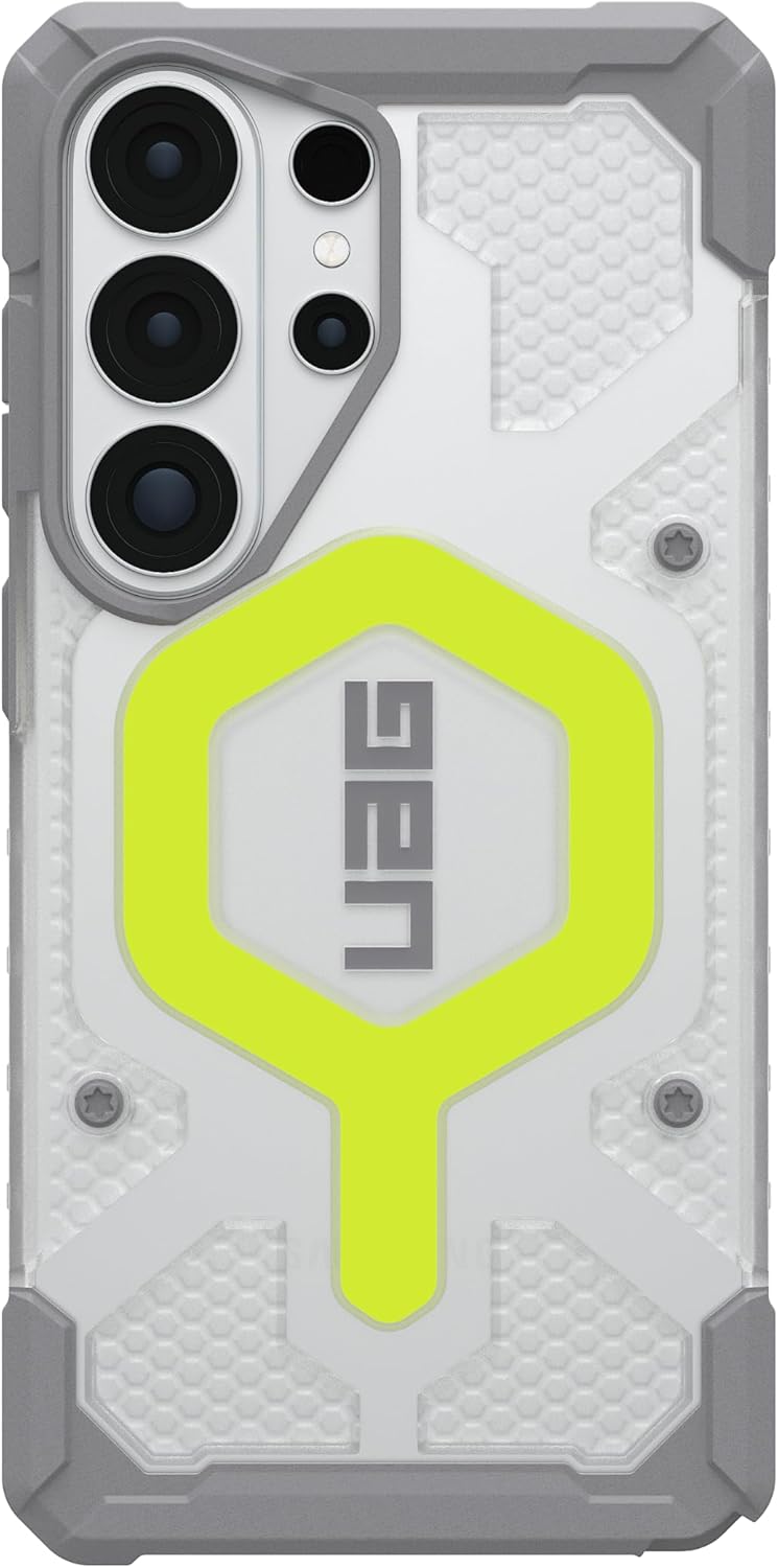 UAG Pathfinder Clear with Magnet with Lanyard Case For Samsung Galaxy S26 Ultra - Active Neon Lanyard
