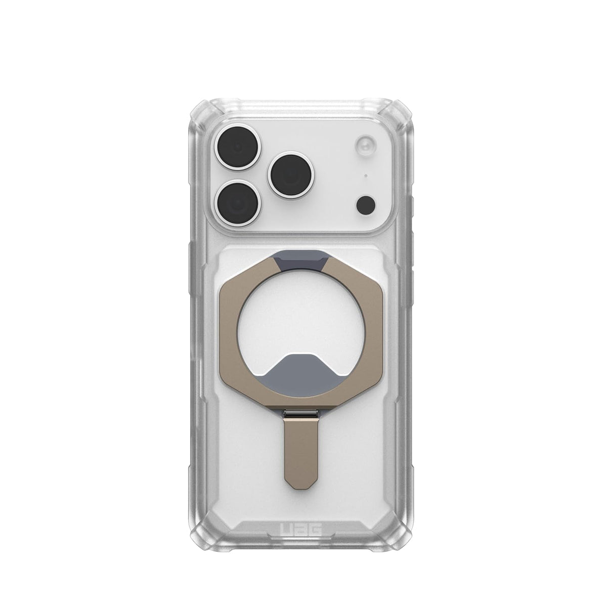 UAG iPhone 17 Pro Plasma Xte Magsafe Case - Clear/Titanium