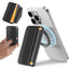 Sinjimoru MagSafe Wallet M-Band Stand - Black