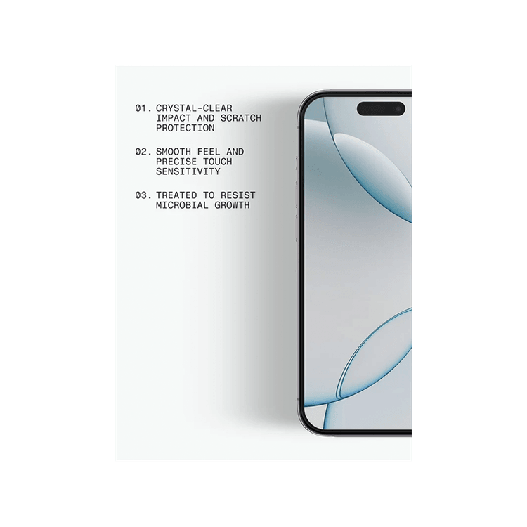 BodyGuardz Pure 3 Clear Screen Protector for iPhone 18 Pro