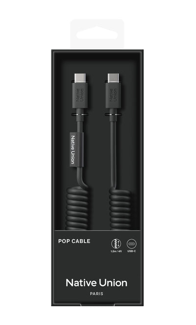 POP USB-C to USB-C Cable - 1.2 Meter / 60W / Black