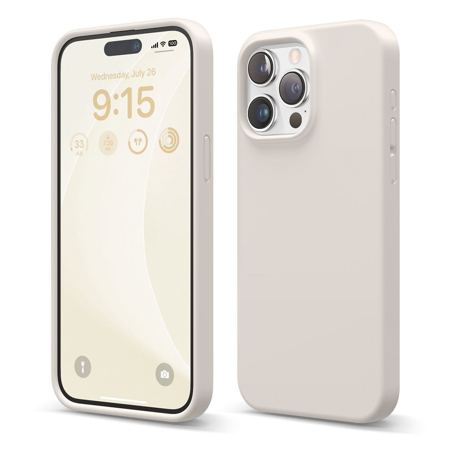 Elago Iphone 15 Pro Max Magsafe Silicone Case - Stone