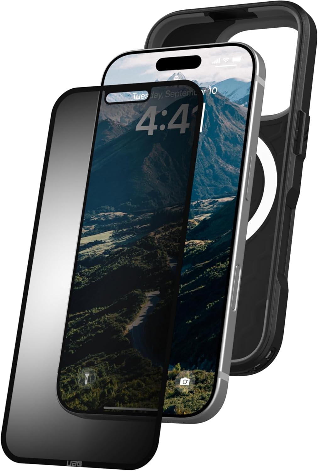 UAG iPhone 16 Pro Removable Privacy Eco Screen Protector - Clear