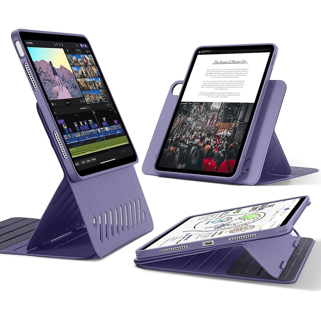 ESR Shift Magnetic Case for iPad Air 13" (2024) 1st Gen / 2nd Gen - Purple