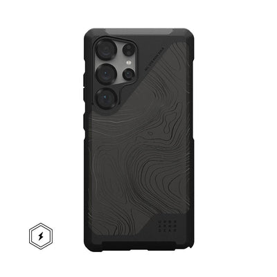 UAG Samsung Galaxy S25 Ultra Metropolis Lt Magsafe Case - Topography Black