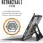 UAG Microsoft Surface Pro 7+/7/6/5/4 Plasma Case With Handstrap & Shoulder Strap - Ice/Black
