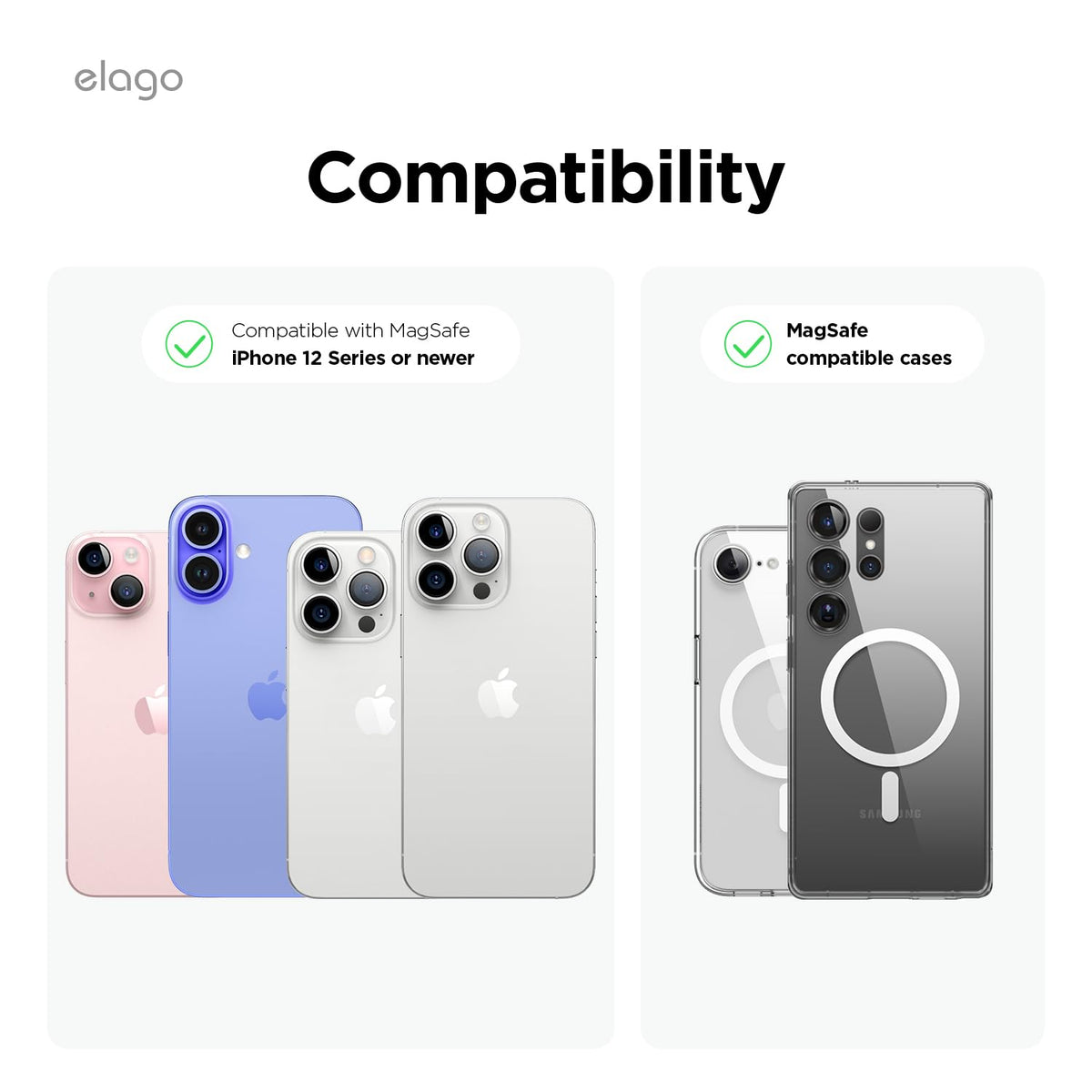 Elago Magnetic Suction Cup Mount - Light Blue