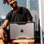 UAG Macbook Air 13" M2/M3/M4 (2022-) Plyo Case - Ice/Black