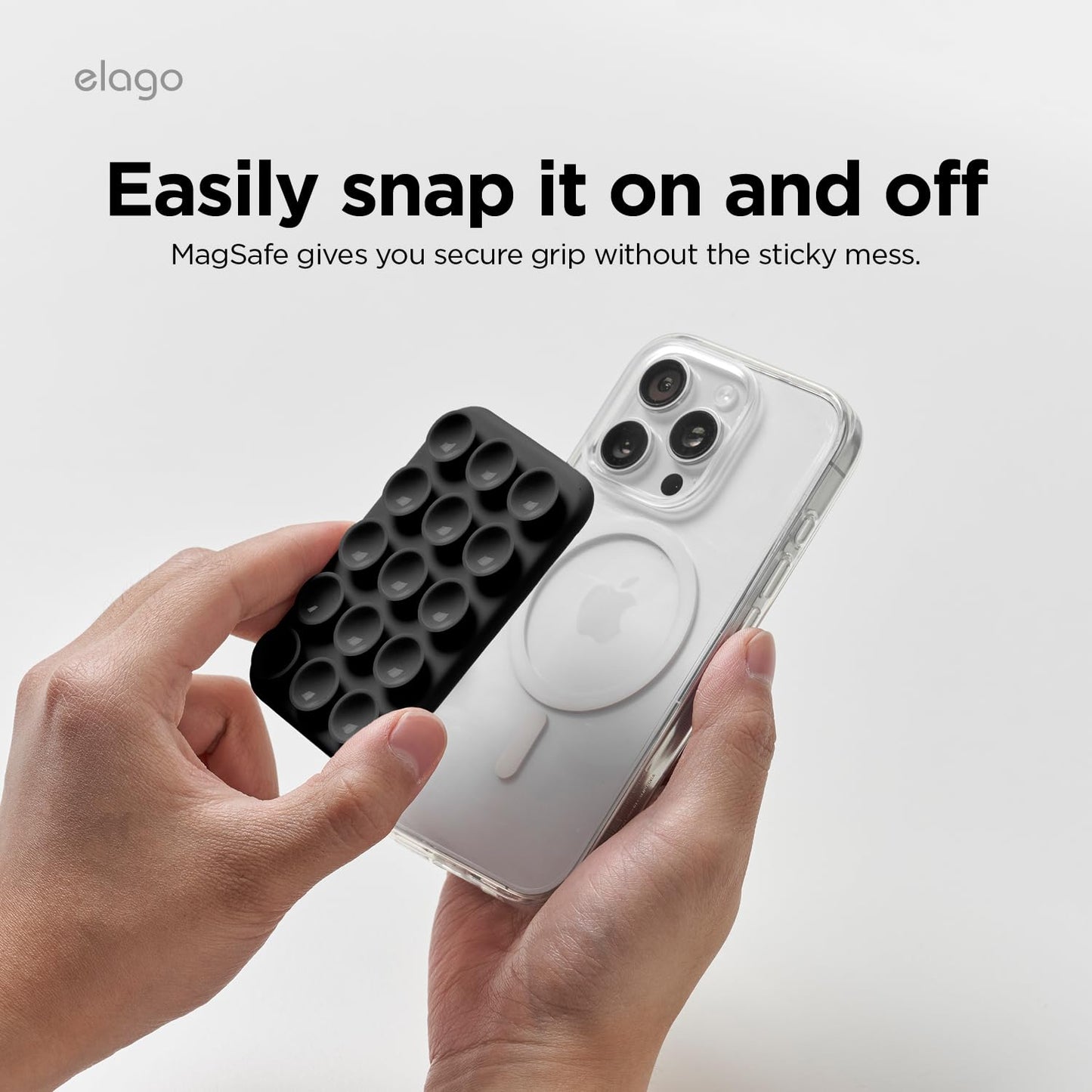 Elago Magnetic Suction Cup Mount - Black