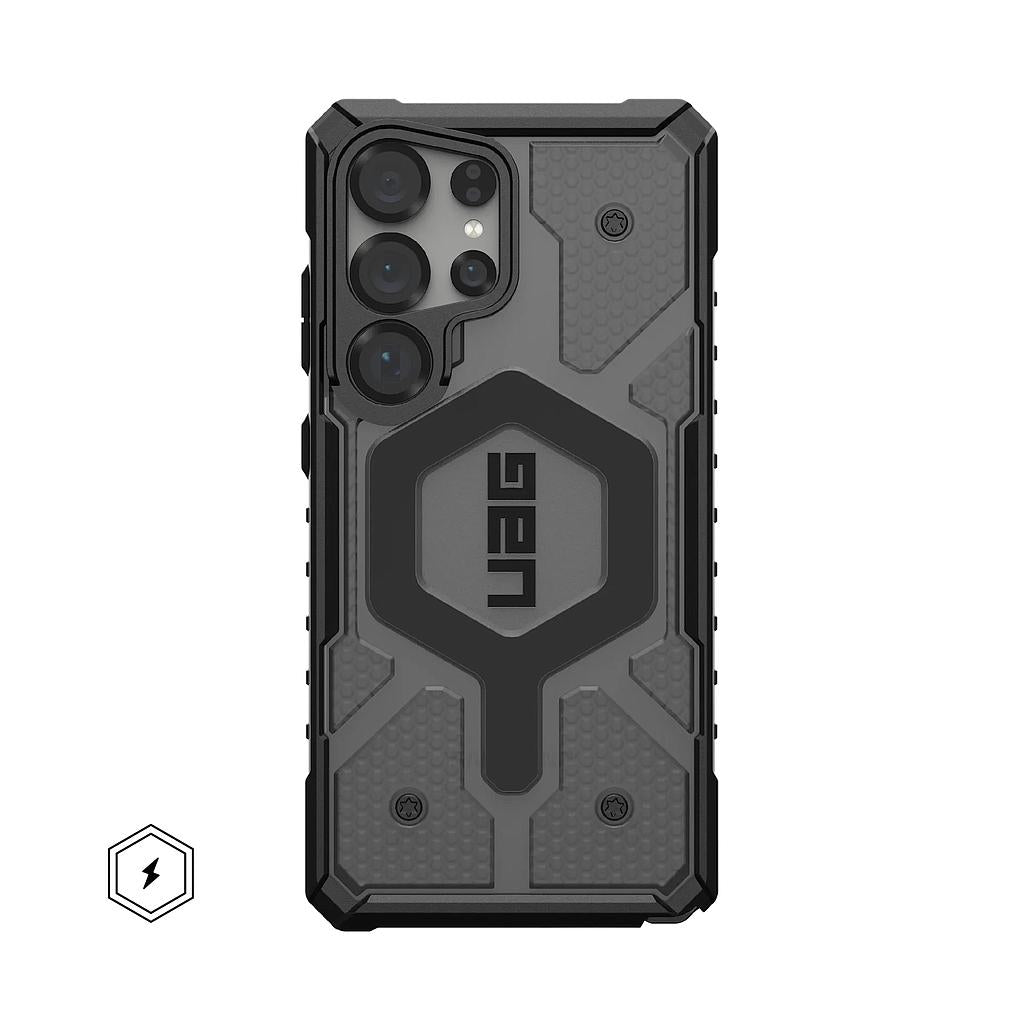 UAG Samsung Galaxy S25 Ultra Pathfinder Clear MagSafe Case - Ash