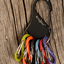 NiteIze KeyRack - S-Biner® - Black/Plastic S-Biners®