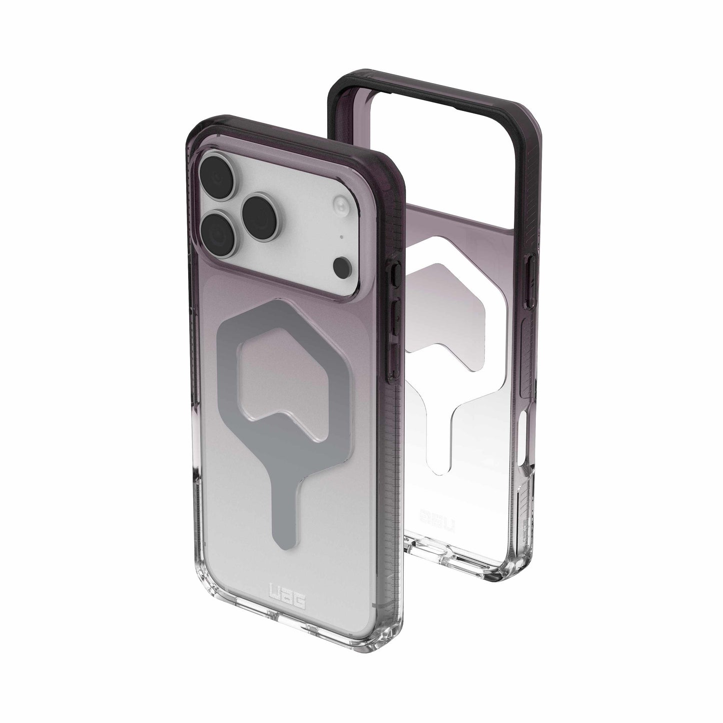 UAG Iphone 17 Pro Max Plyo Ombre Magsafe Case - Black/Clear Ombre