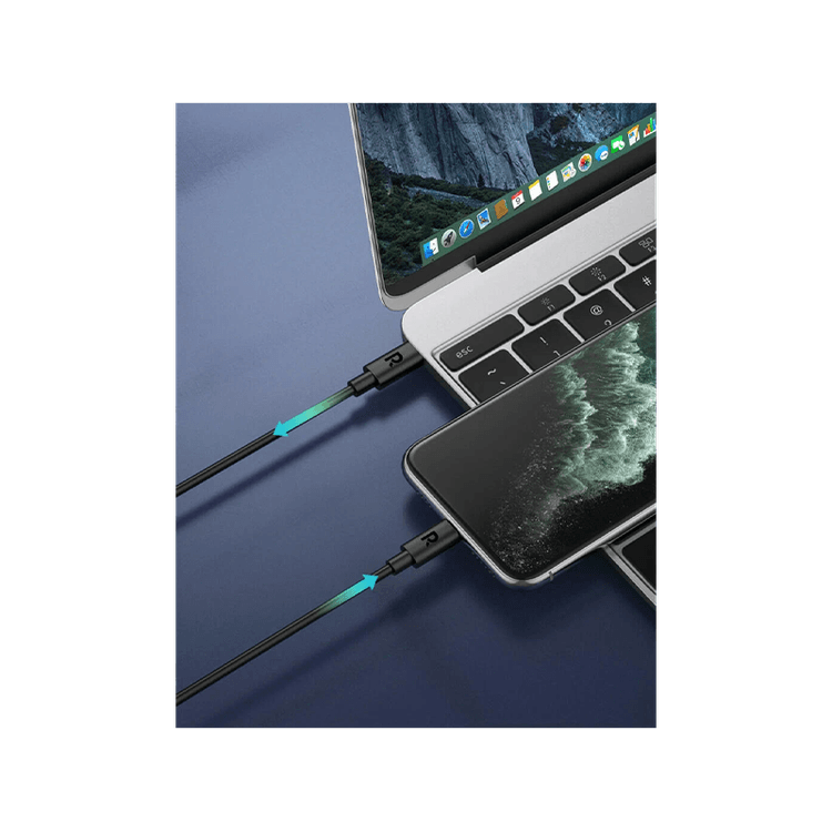 RavPower USB-C to Lightning Cable 1M - Black